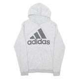 ADIDAS Mens Grey Hoodie S