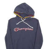 CHAMPION Mens Blue Hoodie S