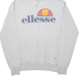 ELLESSE Womens Grey Hoodie UK 10