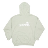 ADIDAS Womens Green Hoodie UK 14