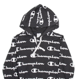CHAMPION Mens Black Hoodie M