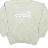 ADIDAS Womens Green Hoodie UK 8