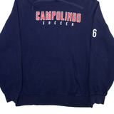 Champolindo Soccer Mens Blue Hoodie USA M