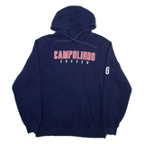 Champolindo Soccer Mens Blue Hoodie USA M