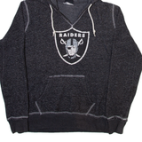 NFL Raiders Womens Grey Hoodie USA M