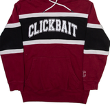 CLICKBAIT Mens Red Hoodie USA M