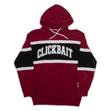 CLICKBAIT Mens Red Hoodie USA M