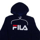 FILA Womens Blue Hoodie L