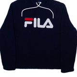 FILA Womens Blue Hoodie L