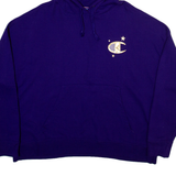 CHAMPION Womens Purple Hoodie XL