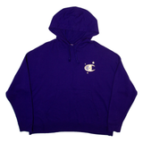 CHAMPION Womens Purple Hoodie XL