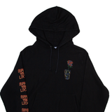 CHAMPION Suport Your Local Mens Black Hoodie S