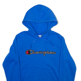 CHAMPION Mens Blue Hoodie S