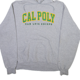 CHAMPION Calpoly San Luis Obispo Mens Grey Hoodie USA M