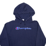 CHAMPION Mens Blue Hoodie M