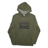 LEVI'S Mens Green Hoodie S