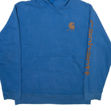 CARHARTT 14-16 Womens Blue Hoodie L