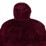 NIKE Womens Maroon Hoodie S