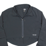 REEBOK Cropped Womens Jacket Black UK 14