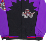 MITCHELL & NESS HARDWOOD CLASSICS NBA Toronto Raptors Mens Bomber Jacket Black USA M
