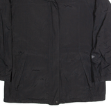 COLUMBIA Womens Rain Jacket Black L