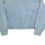 ZODA Cropped Womens Denim Jacket Blue 90s L