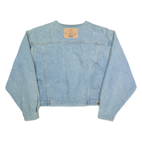 ZODA Cropped Womens Denim Jacket Blue 90s L