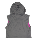 JACK WOLFSKIN Womens Gilet Grey Hooded M