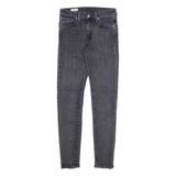 LEVI'S Big E Womens Jeans Green Slim Skinny Stone Wash W29 L32