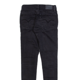 LEVI'S Womens Jeans Black Slim Skinny W24 L28