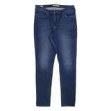 LEVI'S 721 Big E Womens Jeans Blue Slim Skinny W32 L32