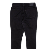 LEVI'S 711 Womens Jeans Black Slim Skinny W27 L28