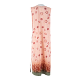 MAGGIE SWEET Womens Shift Dress Pink Floral Sleeveless Long L