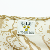 ULF ANDERSSON Womens Maxi Dress Brown Paisley Short Sleeve Long L