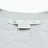 STELLA MCCARTNEY Womens Jumper Dress Grey Long Sleeve Knee Length M