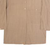 MODISSA Womens Blouse Brown Long Sleeve L