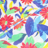 Womens Kimono Blouse Red Floral L