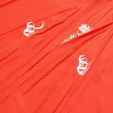 Womens Kimono Blouse Red 3/4 Sleeve L