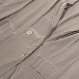 Womens Blouse Brown V-Neck Long Sleeve L