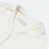 Womens Blouse Beige Button Neck L