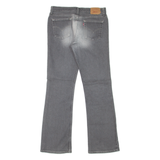 LEVI'S 518 Superlow Made In USA Womens Jeans Grey Bootcut Stone Wash W30 L31