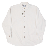SIGI Mens Plain Shirt Beige Long Sleeve XL
