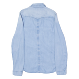 GSTAR RAW Mens Denim Shirt Blue Long Sleeve S