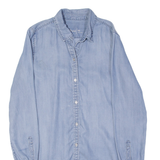 GAP Mens Denim Shirt Blue Long Sleeve M