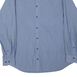 PIERRE CARDIN Slim Fit Mens Plain Shirt Blue Long Sleeve L