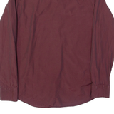 HUGO BOSS Mens Formal Shirt Red Long Sleeve L