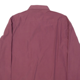 HUGO BOSS Zipped Mens Plain Shirt Red Long Sleeve XL