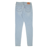 LEVI'S 710 Womens Jeans Blue Slim Skinny Stone Wash W27 L30