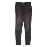 LEVI'S 710 Womens Jeans Black Slim Skinny W27 L30