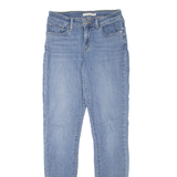 LEVI'S 711 Womens Jeans Blue Slim Skinny Stone Wash W27 L32